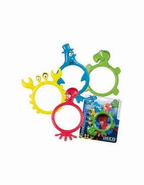 Monster Dive Rings 4 Pack beco swimwear for women, beco swim accessories