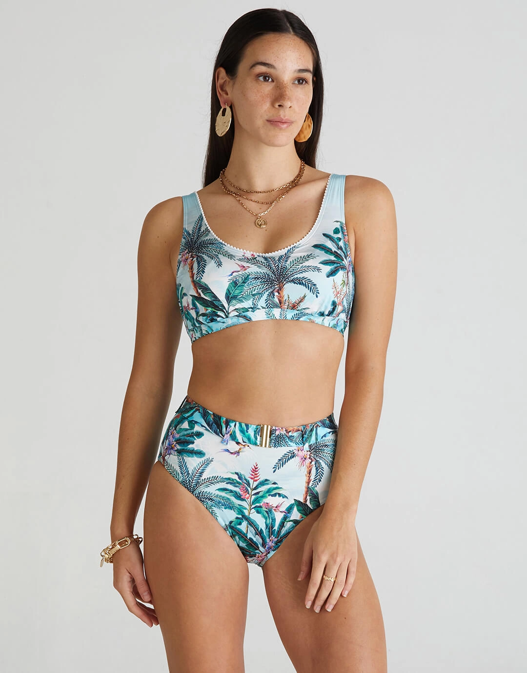 Muse Marilyn High Waist Bikini Pant - Multi