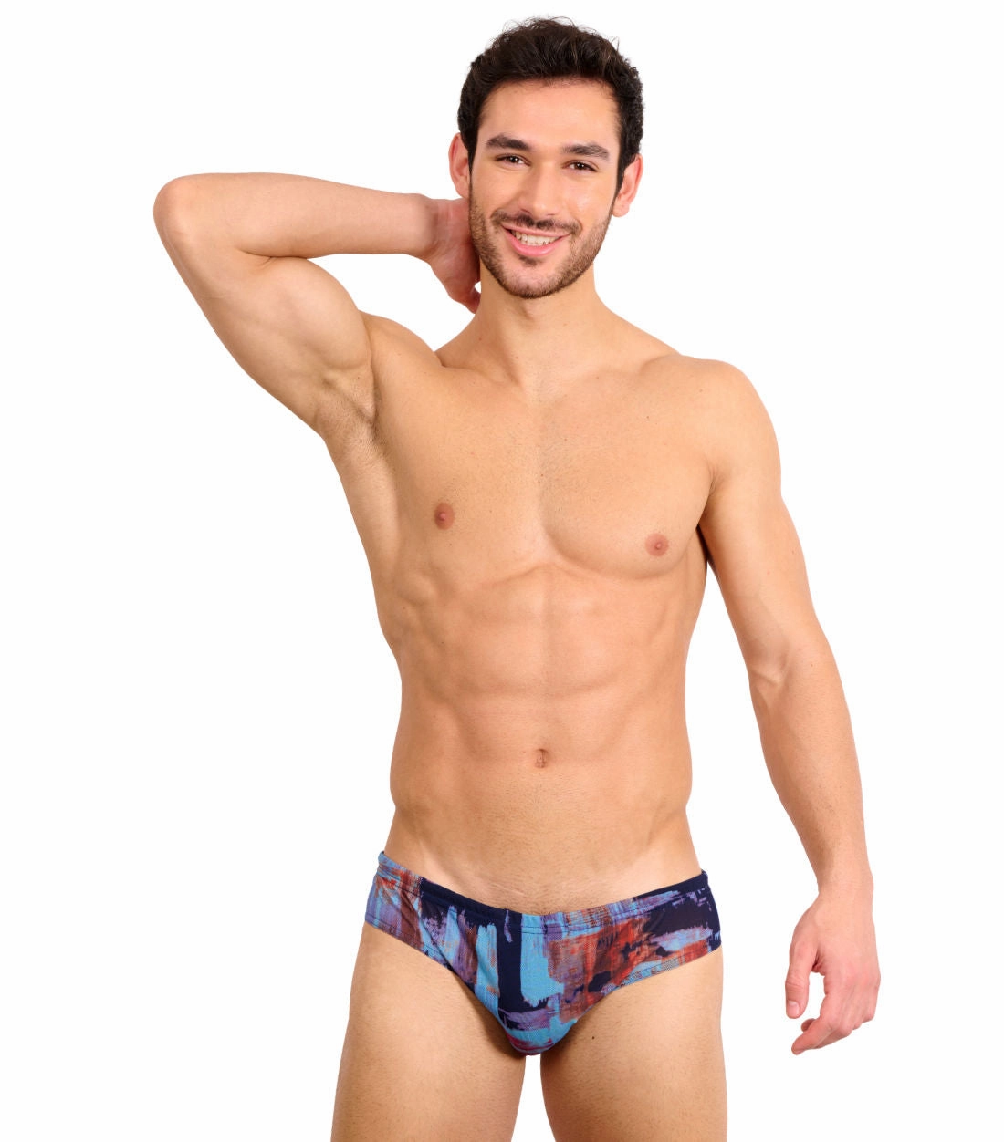 Mykonos Tan Through Deep Waist Swim Brief
