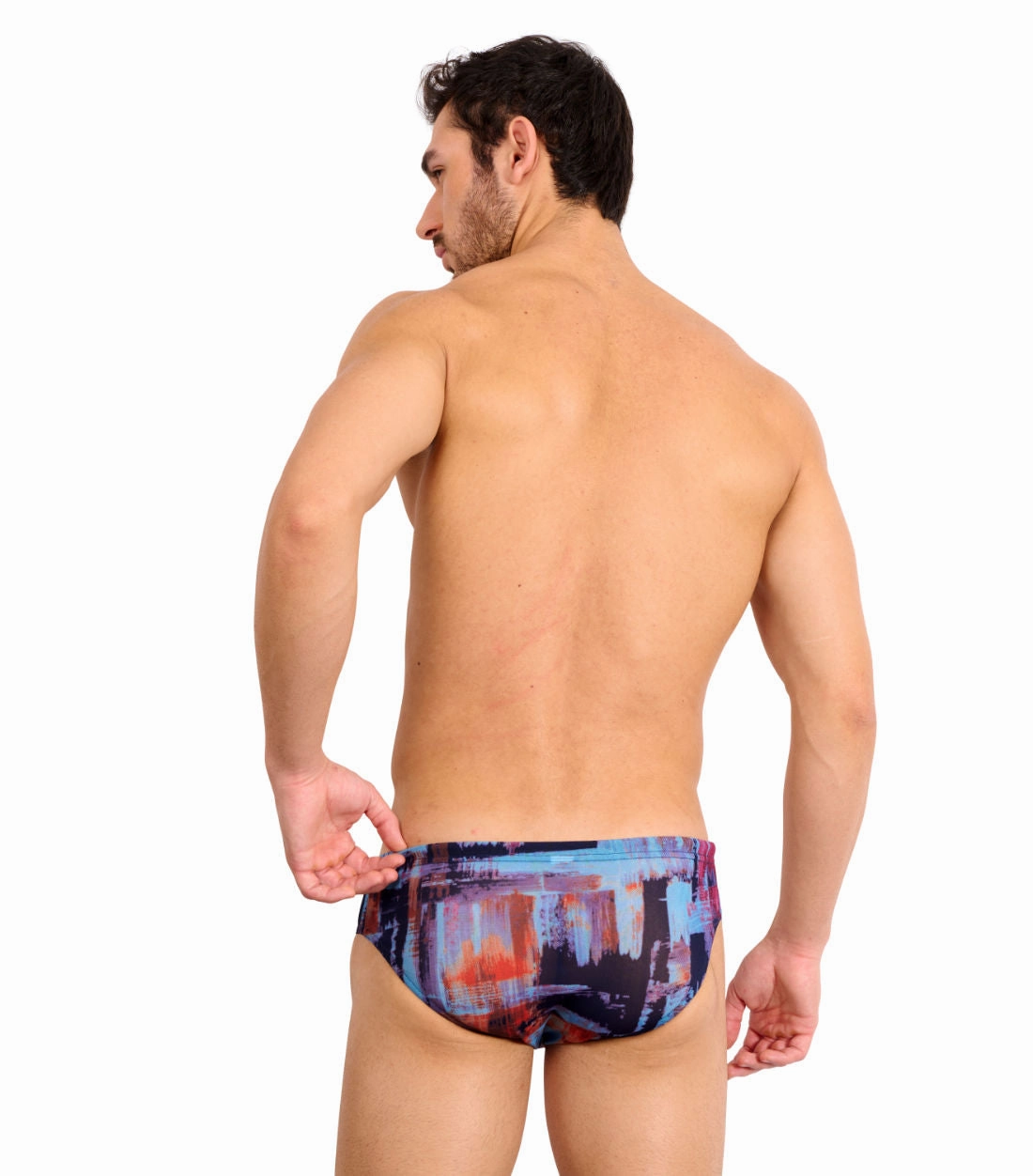 Mykonos Tan Through Deep Waist Swim Brief
