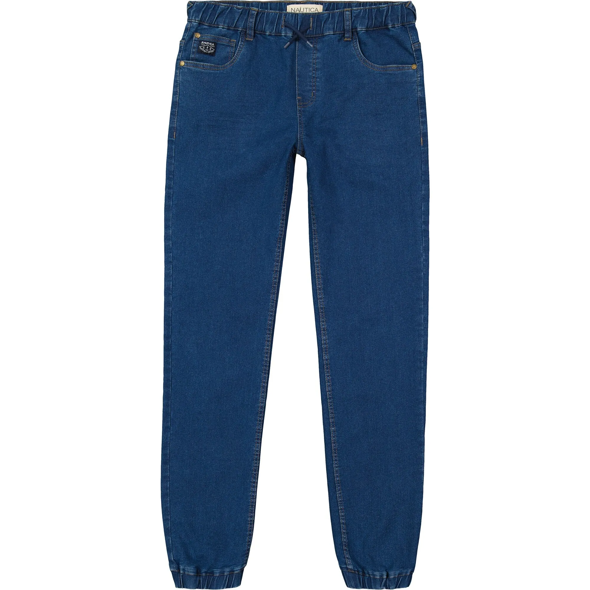 Nautica Boys’ Denim Jogger Pure Deep Bay Wash Nautica