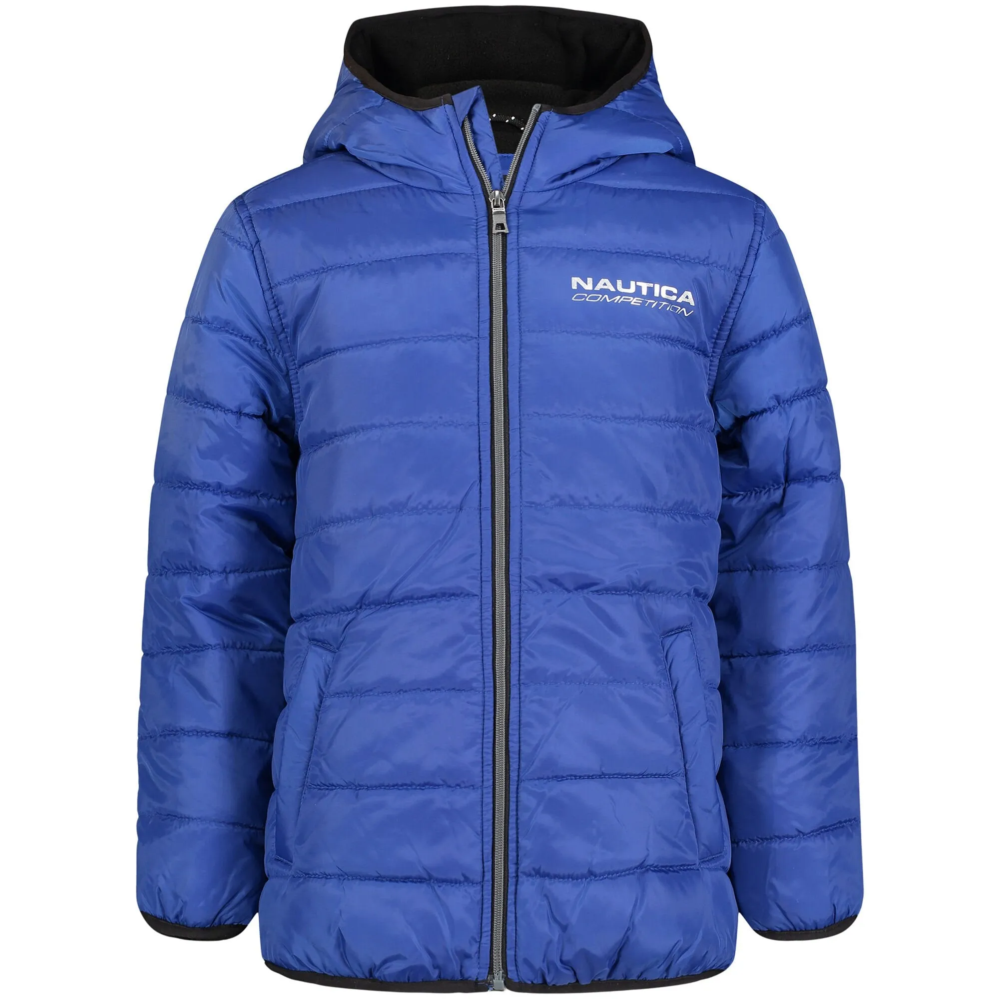Nautica Boys' Packable Jacket Reef Blue Nautica