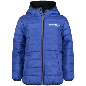 Nautica Boys' Packable Jacket Reef Blue Nautica