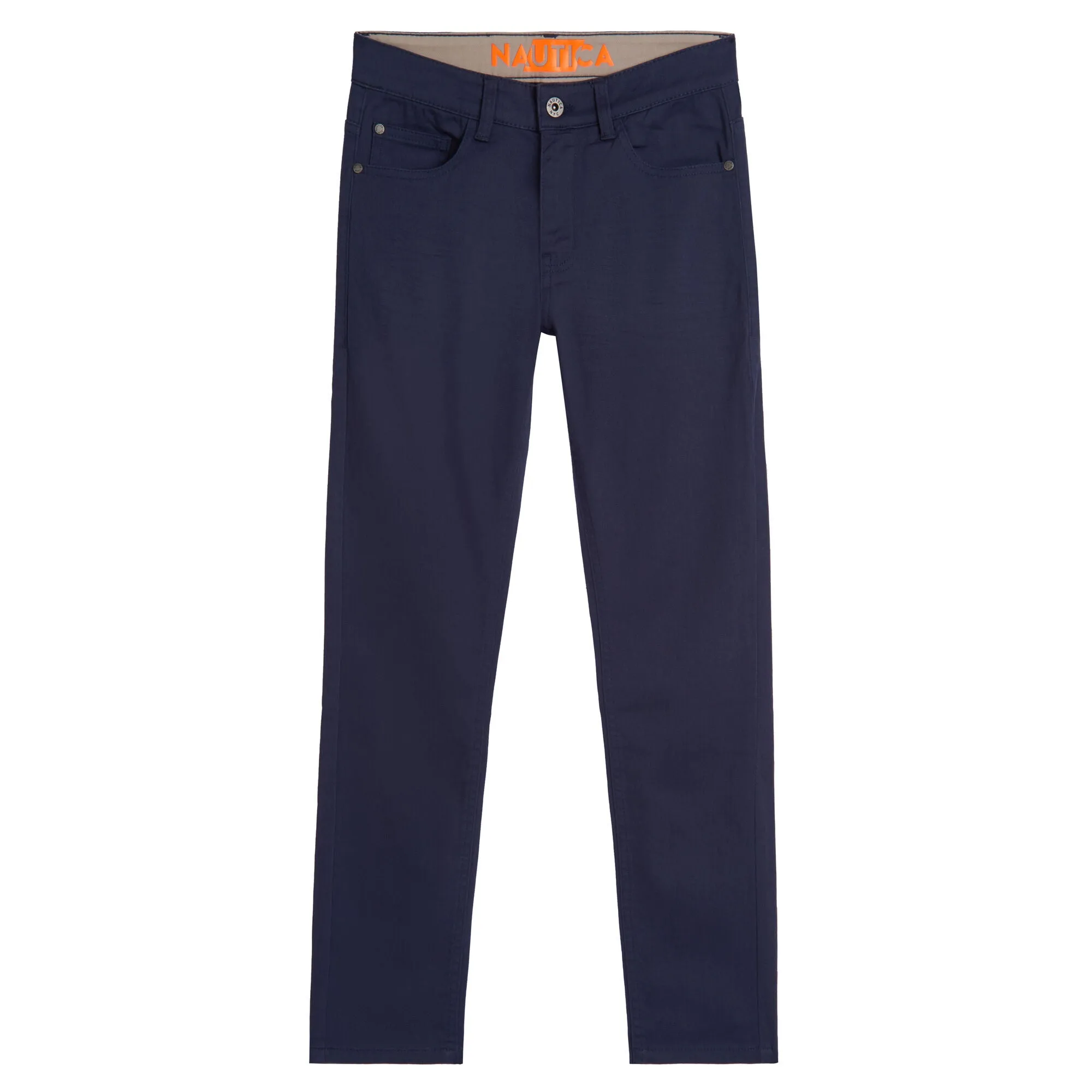Nautica Little Boys' Skinny-Fit 5-Pocket Twill Pant Crest Blue Nautica