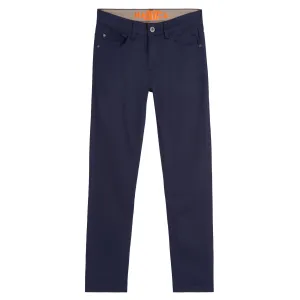 Nautica Little Boys' Skinny-Fit 5-Pocket Twill Pant Crest Blue Nautica