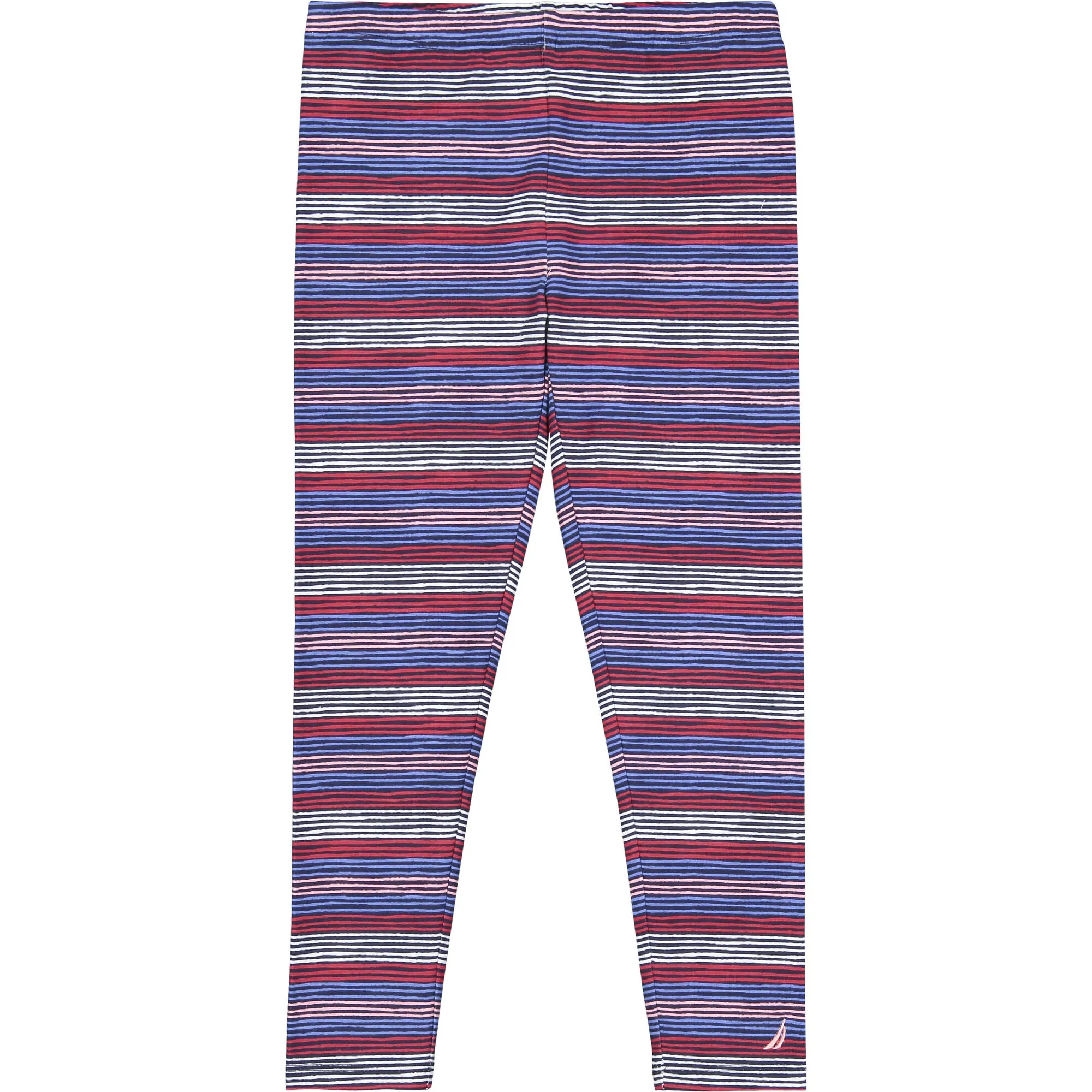 Nautica Little Girls' Wave-Striped Legging (4-6X) Navy Nautica