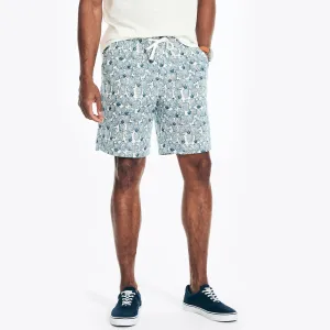 Nautica Men's 8.5" Printed Cabana Short Sail White Nautica
