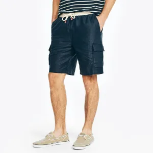 Nautica Men's 8.5" Pull-On Cargo Short Navy Nautica