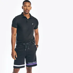 Nautica Men's Competition 9" Logo Short True Black Nautica
