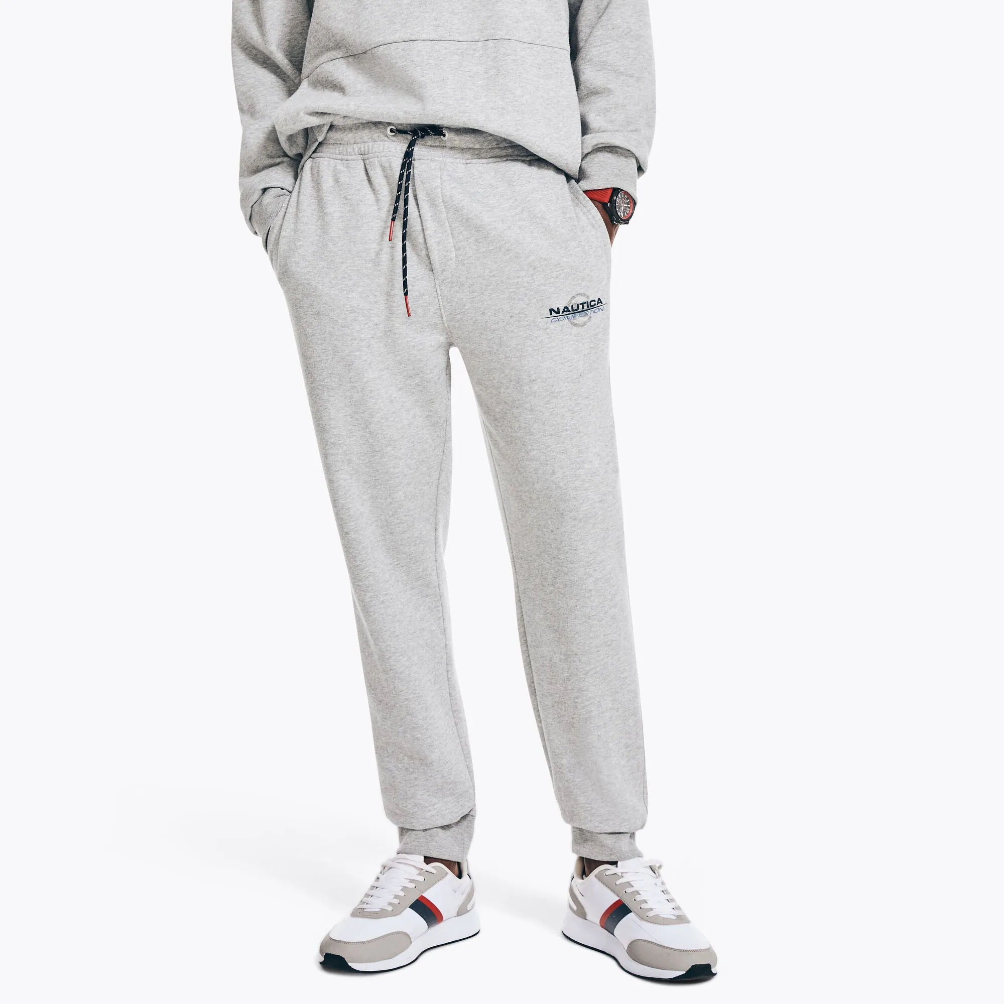 Nautica Men's Competition Sustainably Crafted Jogger Grey Heather Nautica