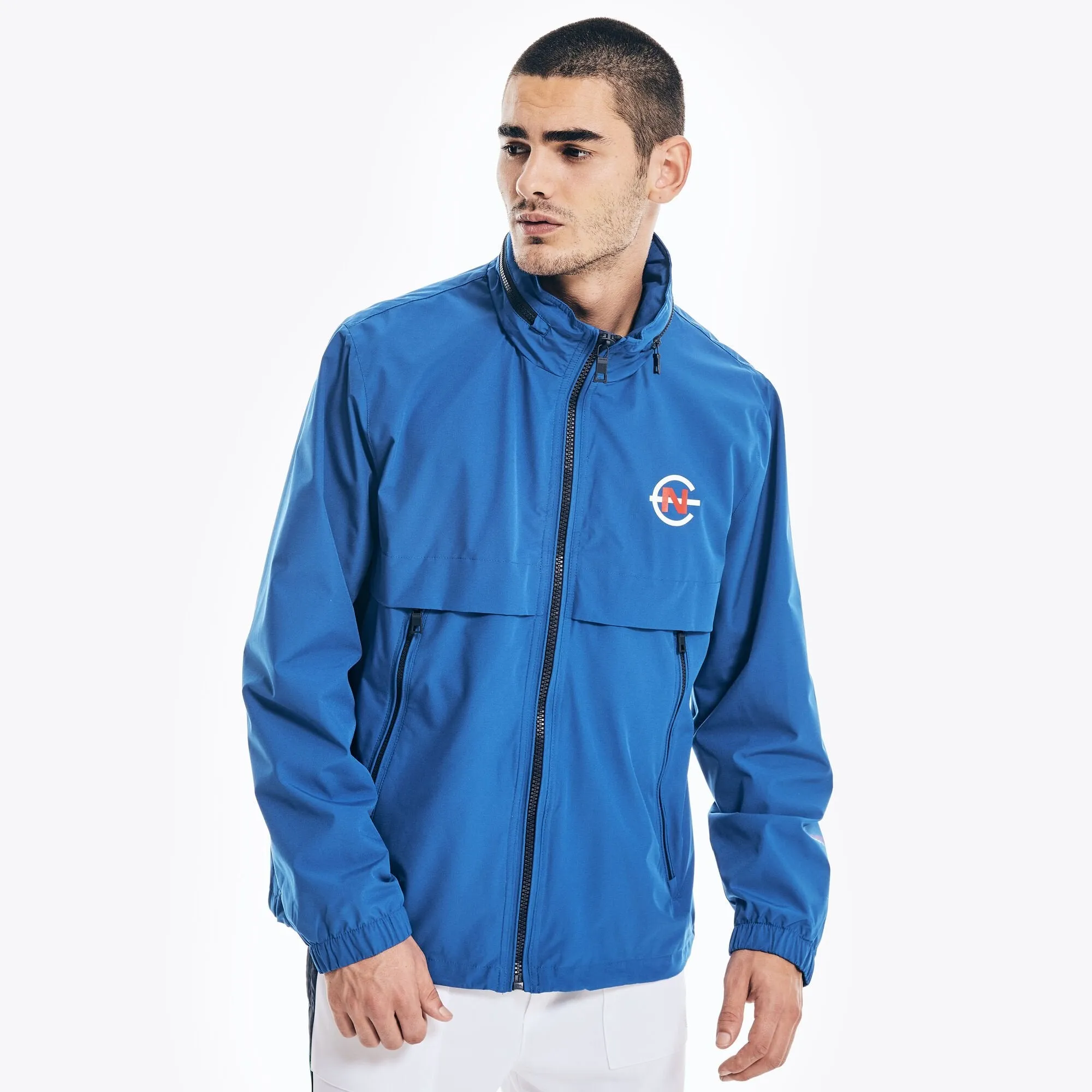 Nautica Men's Competition Sustainably Crafted Lightweight Jacket Bright Cobalt Nautica