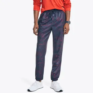 Nautica Men's Competition Sustainably Crafted Printed Jogger Navy Nautica