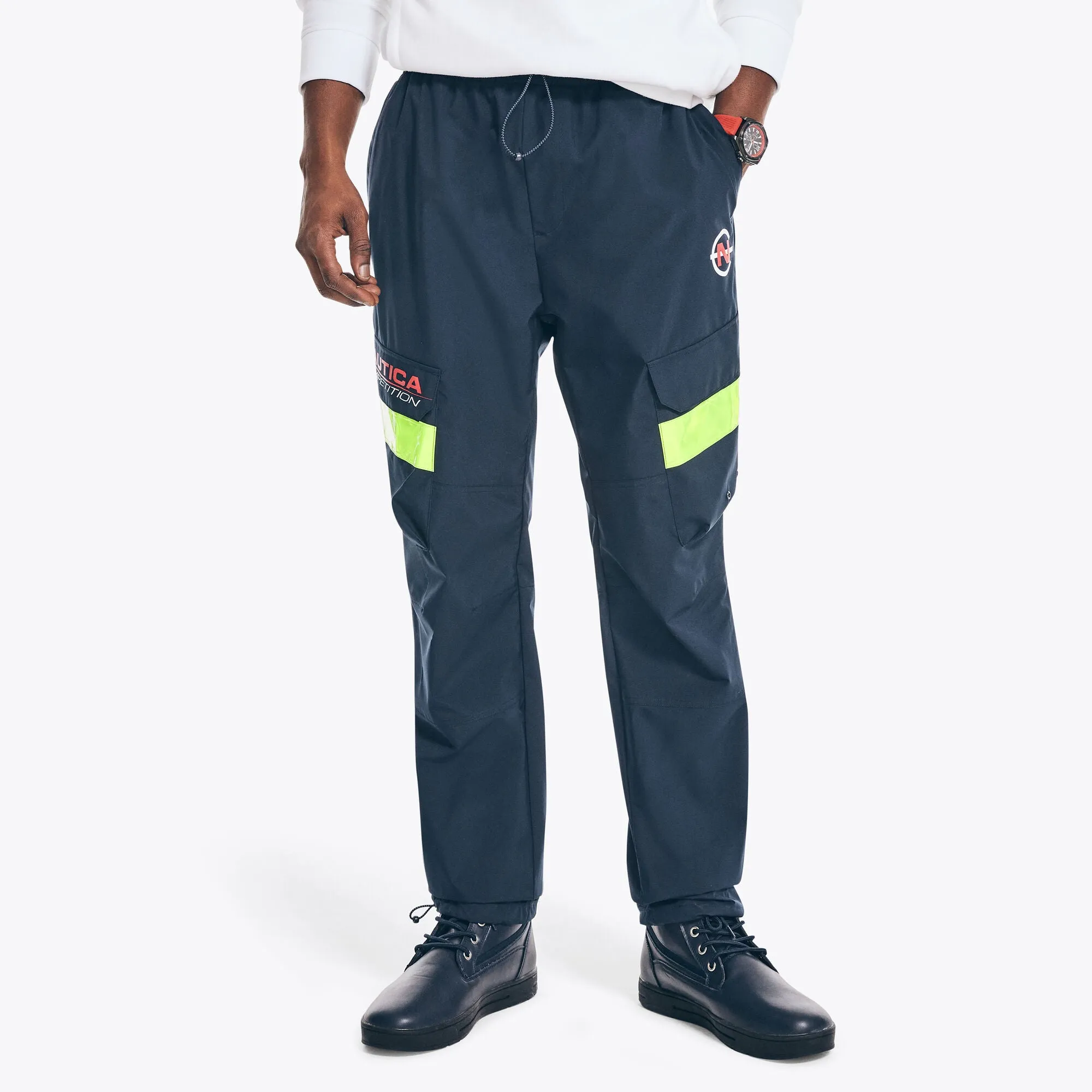 Nautica Men's Competition Sustainably Crafted Wind Pant Navy Nautica