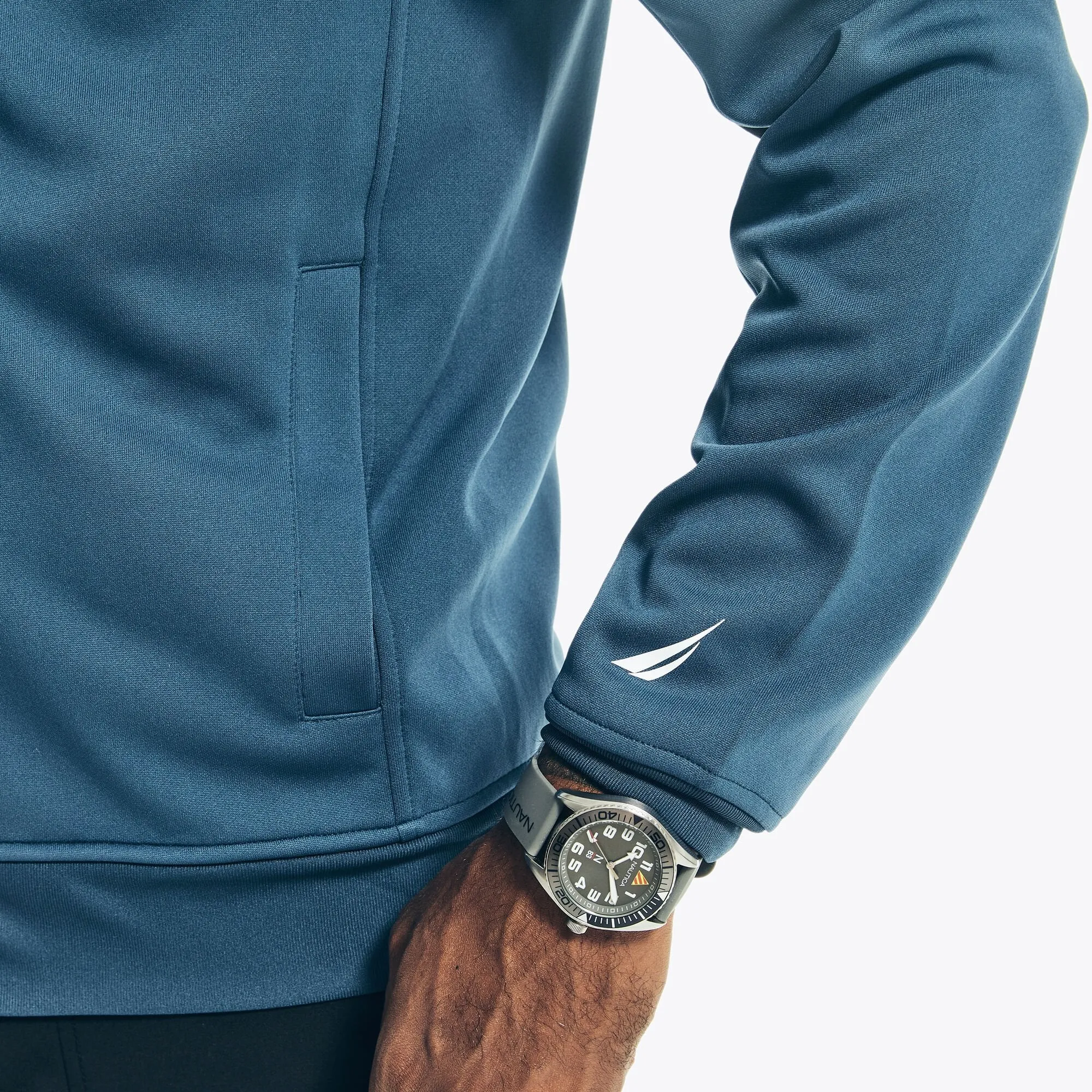 Nautica Mens Navtech Sustainably Crafted Track Jacket Nautica Clothing