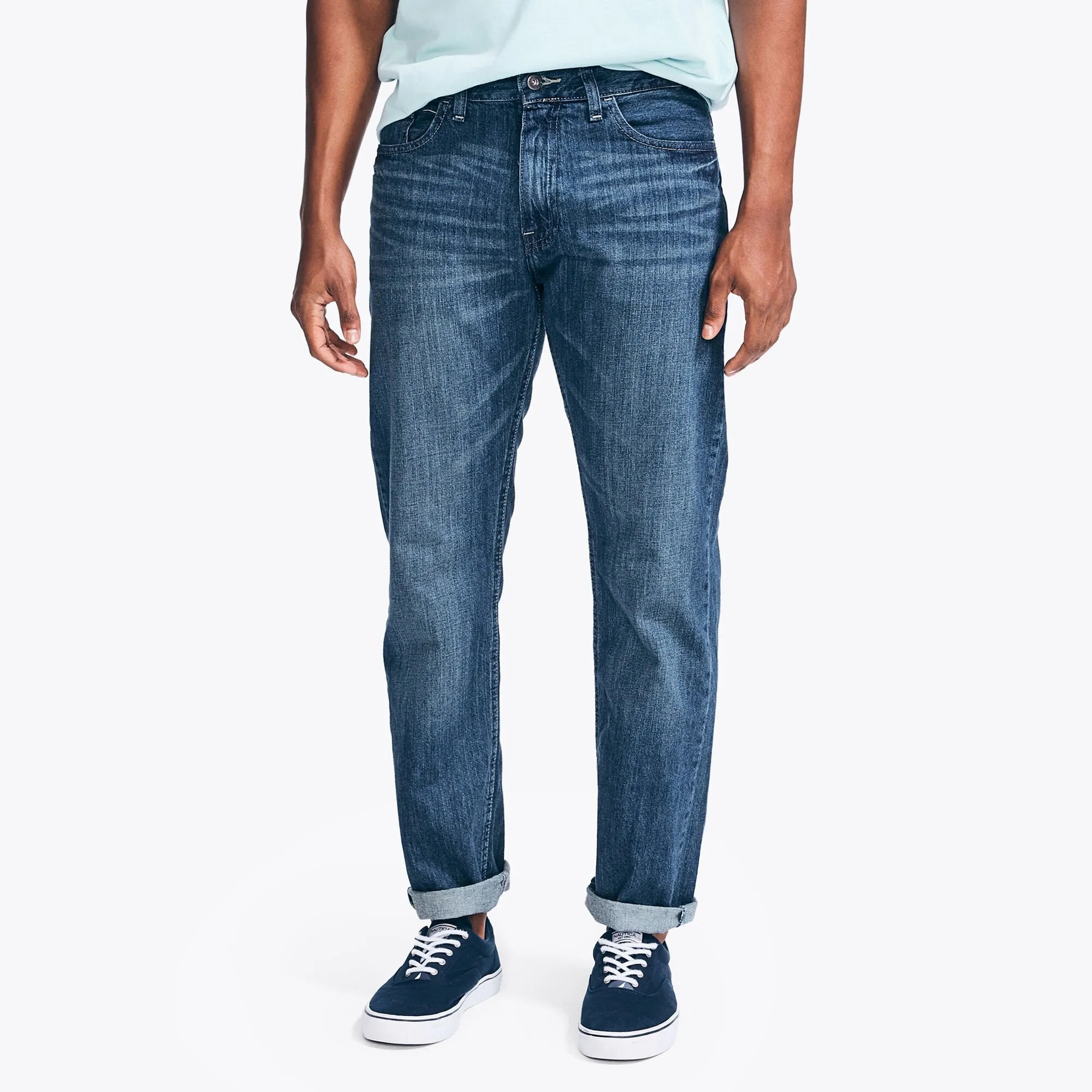 Nautica Men's Relaxed Fit Denim Pure Deep Sea Wash Nautica