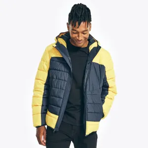 Nautica Men's Sustainably Crafted Tempasphere Puffer Jacket Navy Nautica