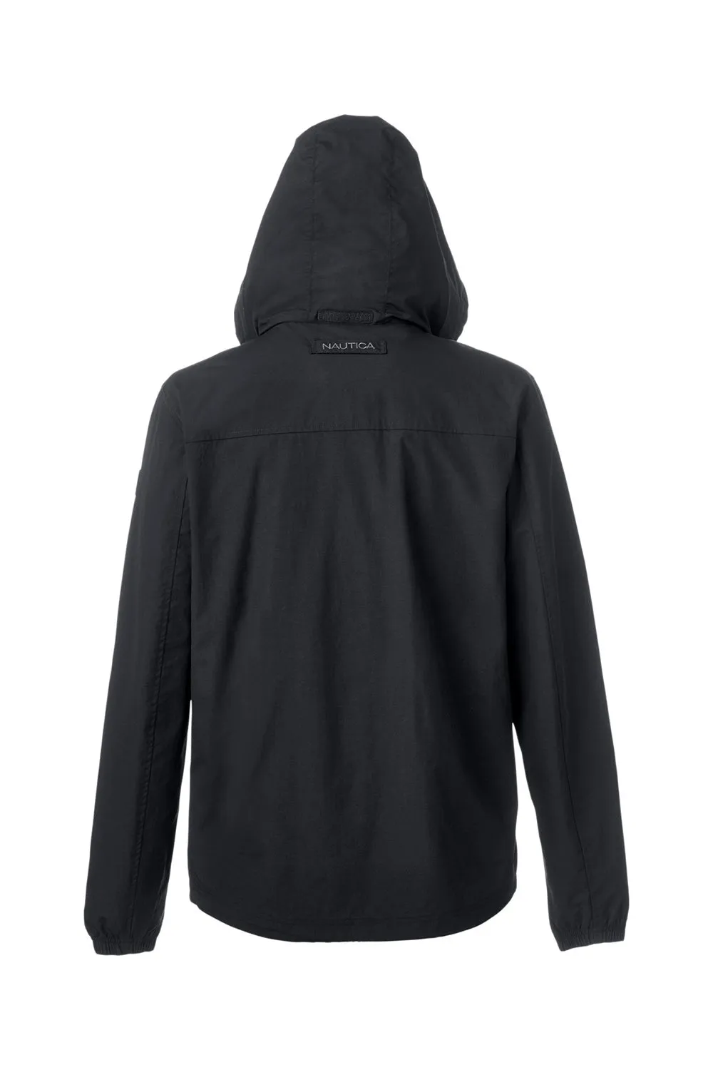 Nautica Mens Voyage Water Resistant Full Zip Hooded Jacket - Black  BEST on sale Clothing Nautica