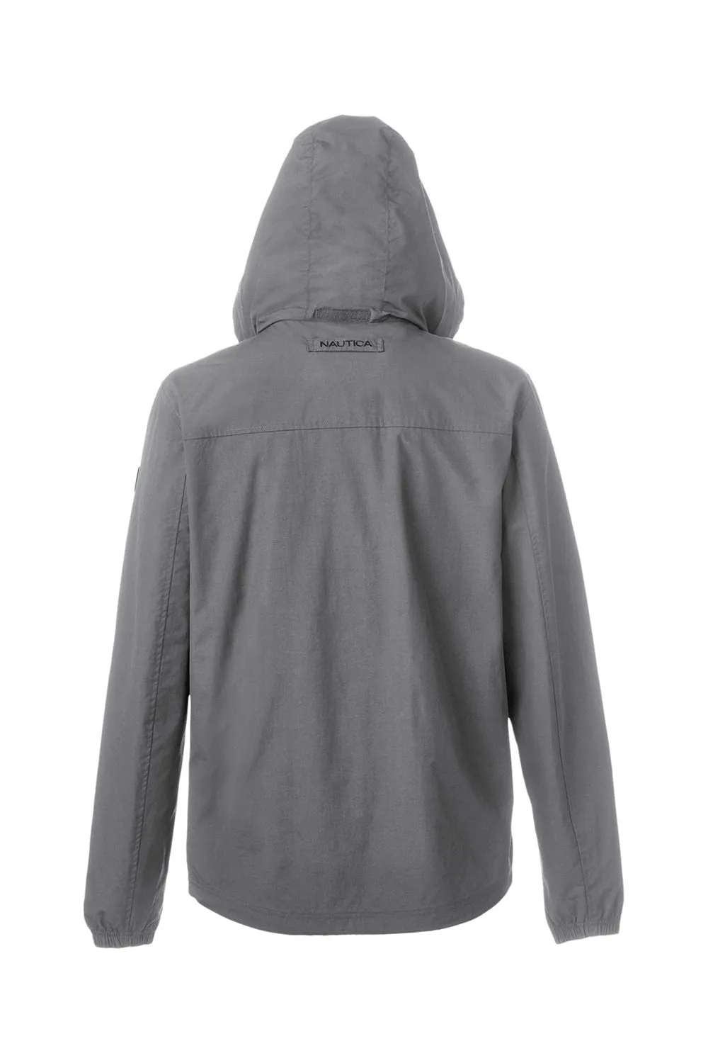 Nautica Mens Voyage Water Resistant Full Zip Hooded Jacket - Graphite Grey  BEST on sale Clothing Nautica