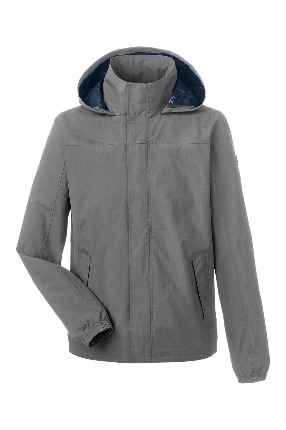 Nautica Mens Voyage Water Resistant Full Zip Hooded Jacket - Graphite Grey  BEST on sale Clothing Nautica