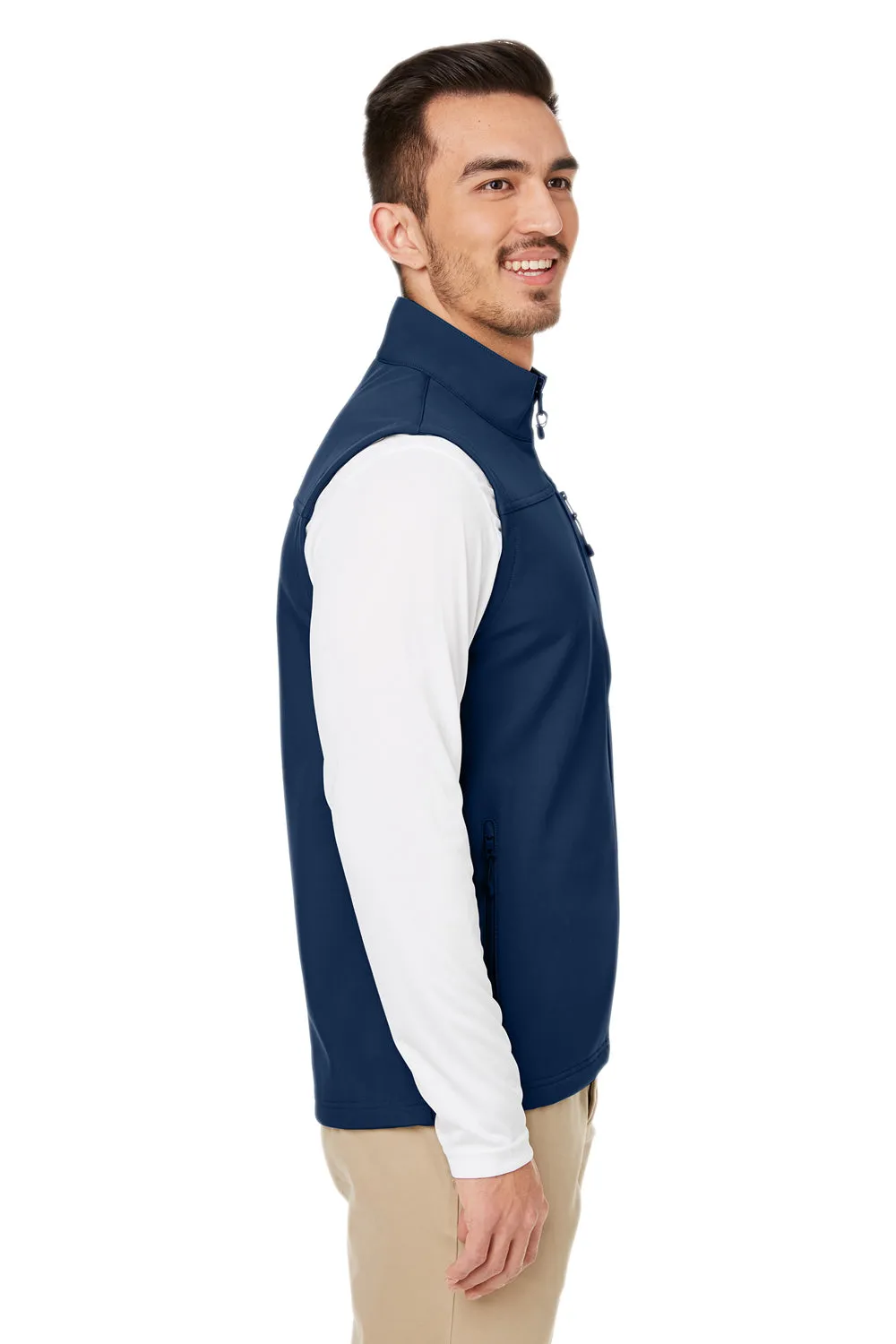 Nautica Mens Wavestorm Wind & Water Resistant Full Zip Vest - Navy Blue  BEST on sale Clothing Nautica
