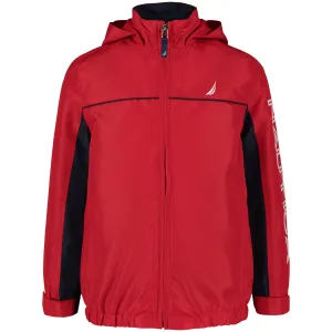 Nautica Toddler Boys' Water-Resistant Jacket (2T-4T) Melonberry Nautica