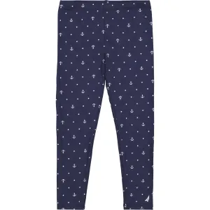 Nautica Toddler Girls' Anchor And Dot Print Legging (2T-4T) Navy Nautica