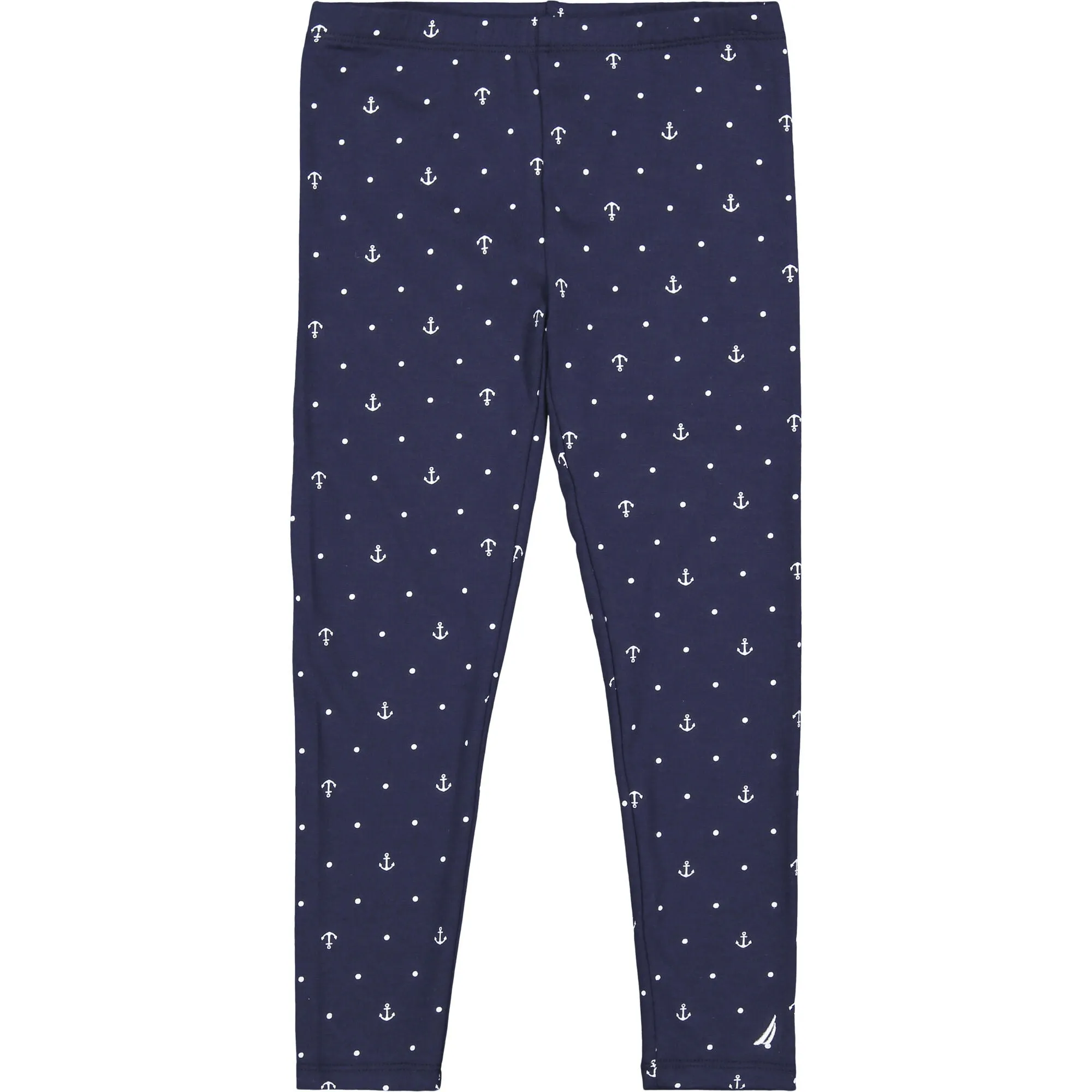 Nautica Toddler Girls' Anchor And Dot Print Legging (2T-4T) Navy Nautica