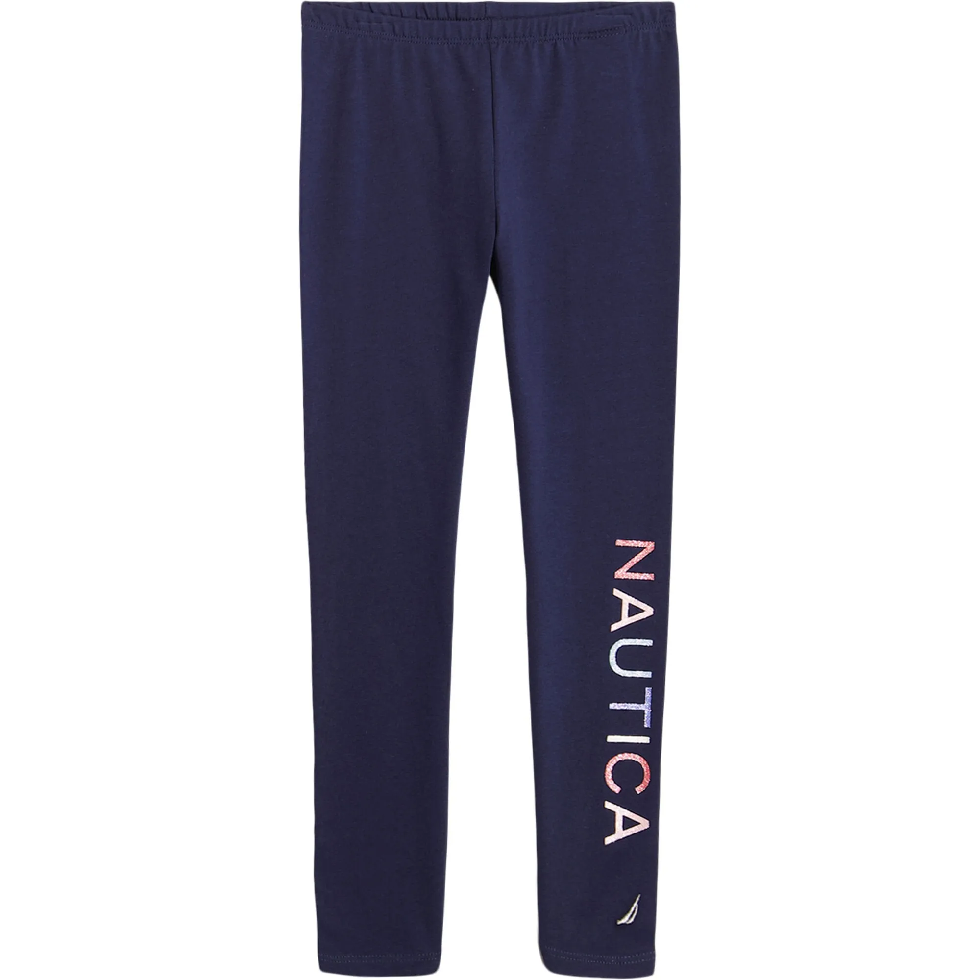 Nautica Toddler Girls' Glitter Logo Legging (2T-4T) Navy Nautica
