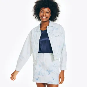 Nautica Women's Nautica Jeans Co. Cloud Wash Cropped Jacket Shell Nautica