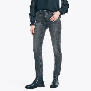 Nautica Women's Nautica Jeans Co. Sustainably Crafted High-Rise Straight Denim Classic Hookline Wash Nautica