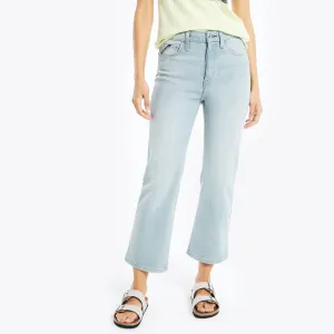 Nautica Women's Nautica Jeans Co. True Flex High-Rise Demi-Boot Cropped Denim Federal Blue Nautica