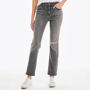 Nautica Women's Nautica Jeans Co. True Flex Mid-Rise Straight Denim Khaki Wash Nautica