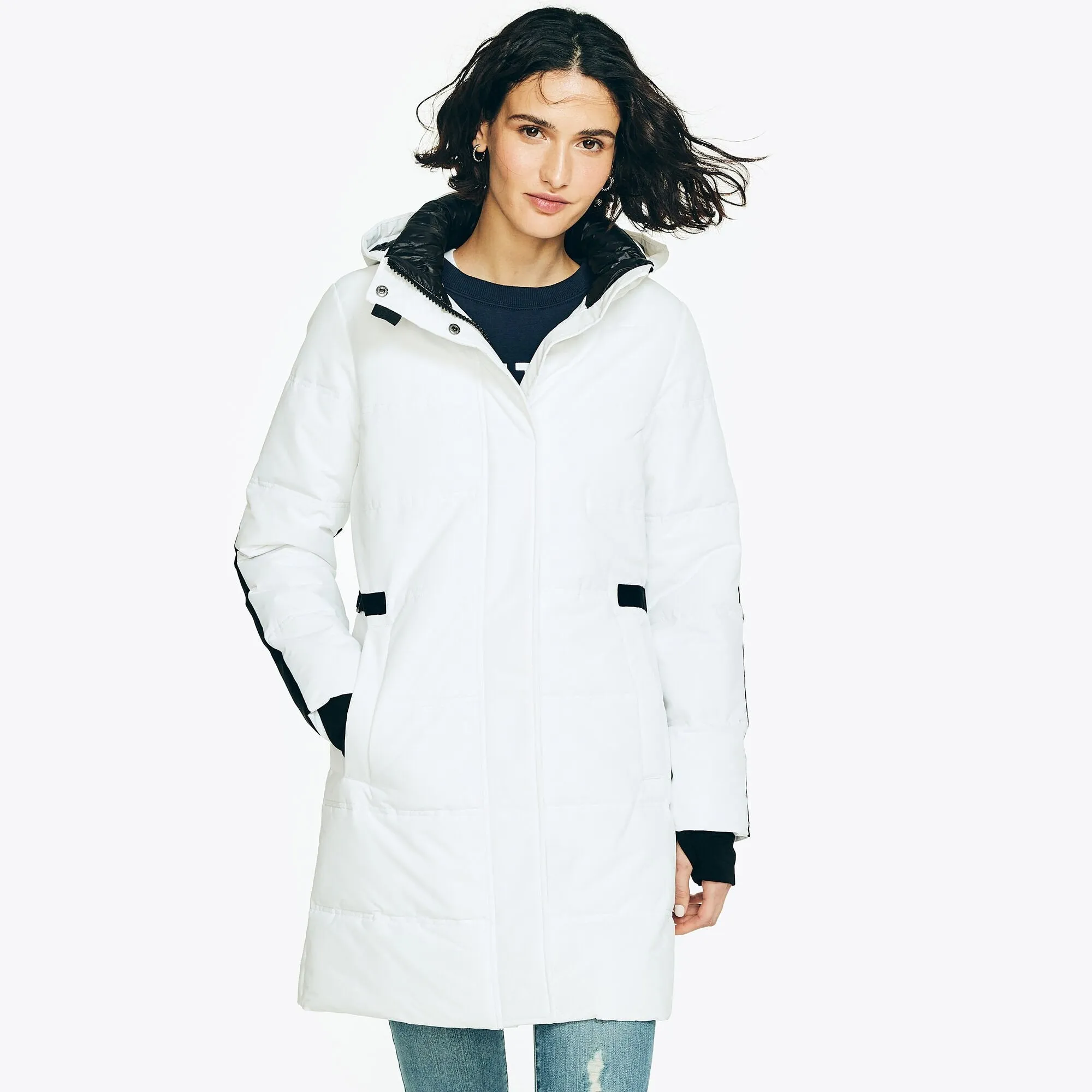 Nautica Women's Puffer Jacket Marshmallow Nautica