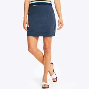 Nautica Women's Pull-On Denim Skort Medium Wash Nautica