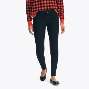 Nautica Women's Sustainably Crafted True Flex Mid-Rise Skinny Denim True Black Nautica