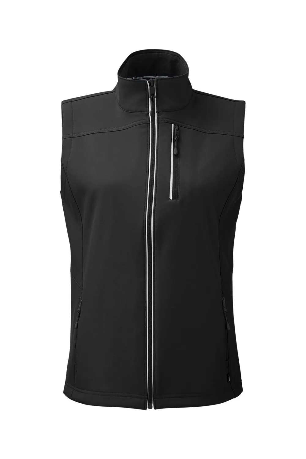 Nautica Womens Wavestorm Wind & Water Resistant Full Zip Vest - Black  BEST on sale Clothing Nautica