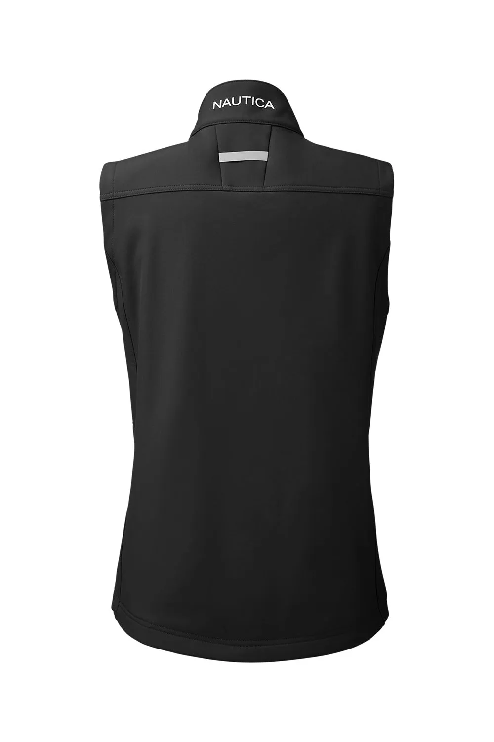 Nautica Womens Wavestorm Wind & Water Resistant Full Zip Vest - Black  BEST on sale Clothing Nautica
