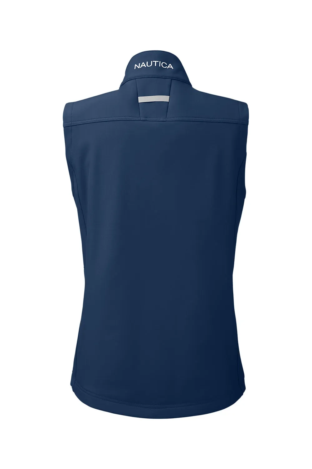 Nautica Womens Wavestorm Wind & Water Resistant Full Zip Vest - Navy Blue  BEST on sale Clothing Nautica