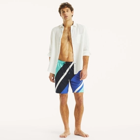 Nautica Mens 8" Quick-Dry Swim mens beach swimwear, quick dry mens swimsuits
