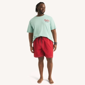 Nautica Mens Big & Tall Deck Trunk mens beach swimwear, quick dry mens swimsuits