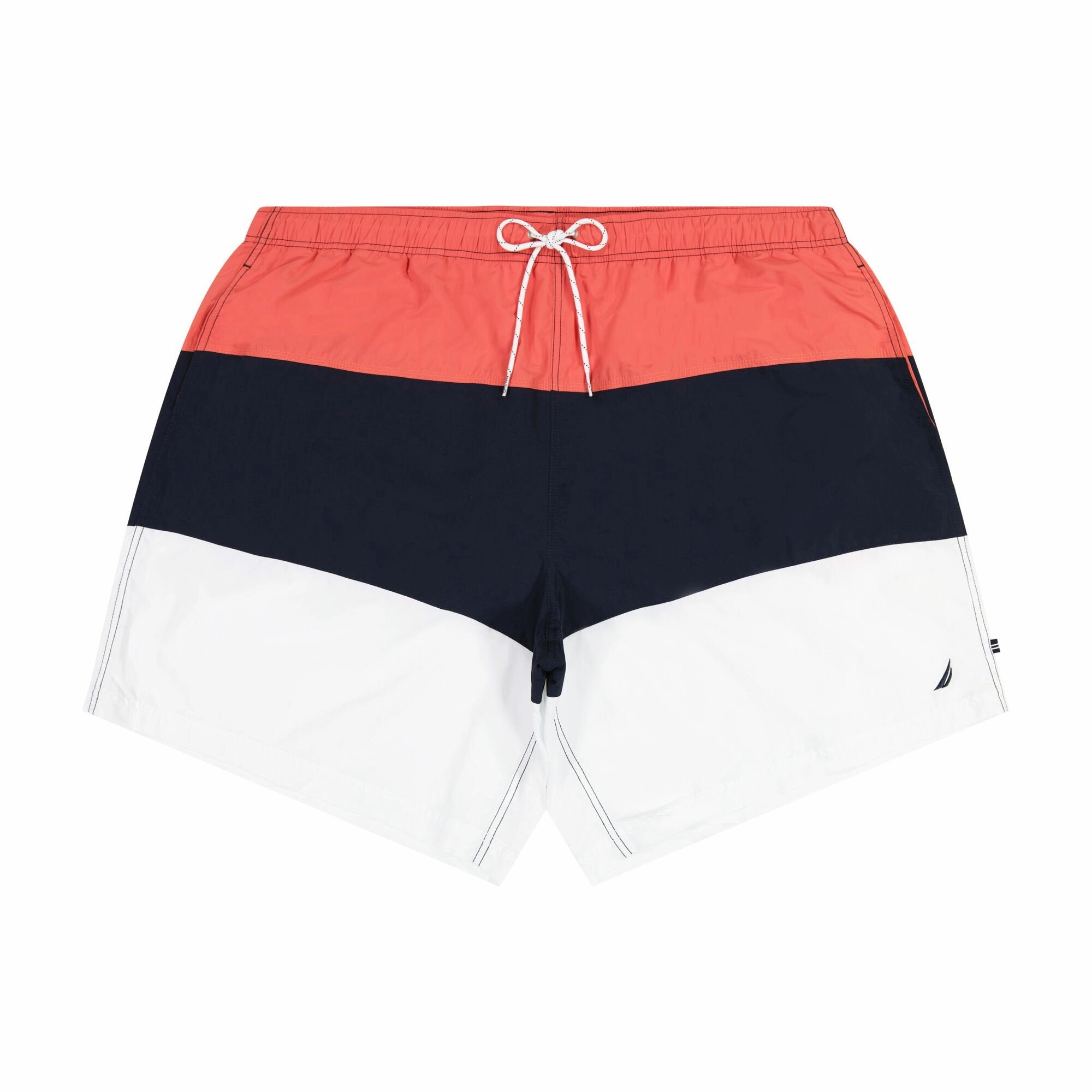 Nautica Mens Big & Tall Tri-Block Quick-Dry Swim mens beach swimwear, quick dry mens swimsuits