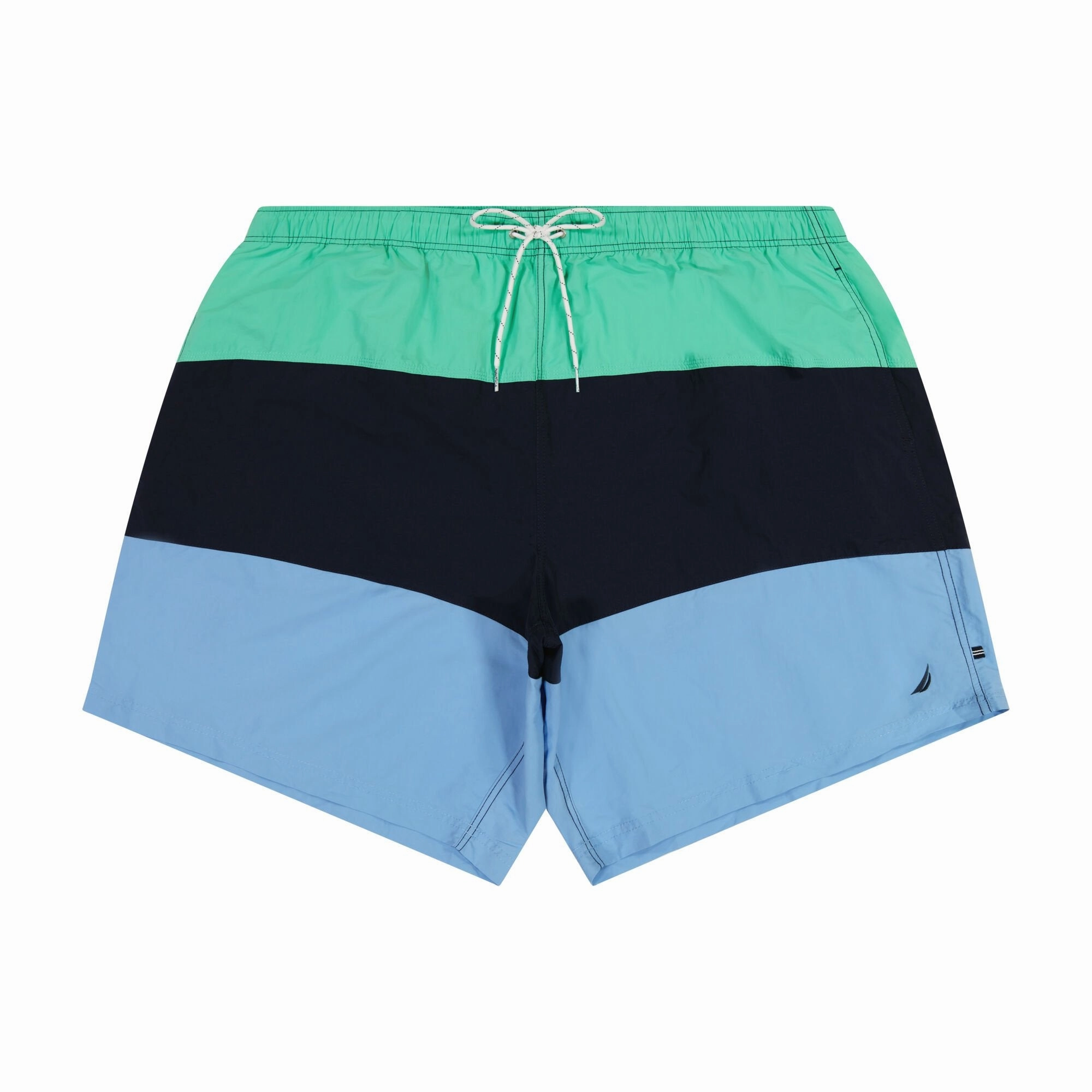 Nautica Mens Big & Tall Tri-Block Quick-Dry Swim