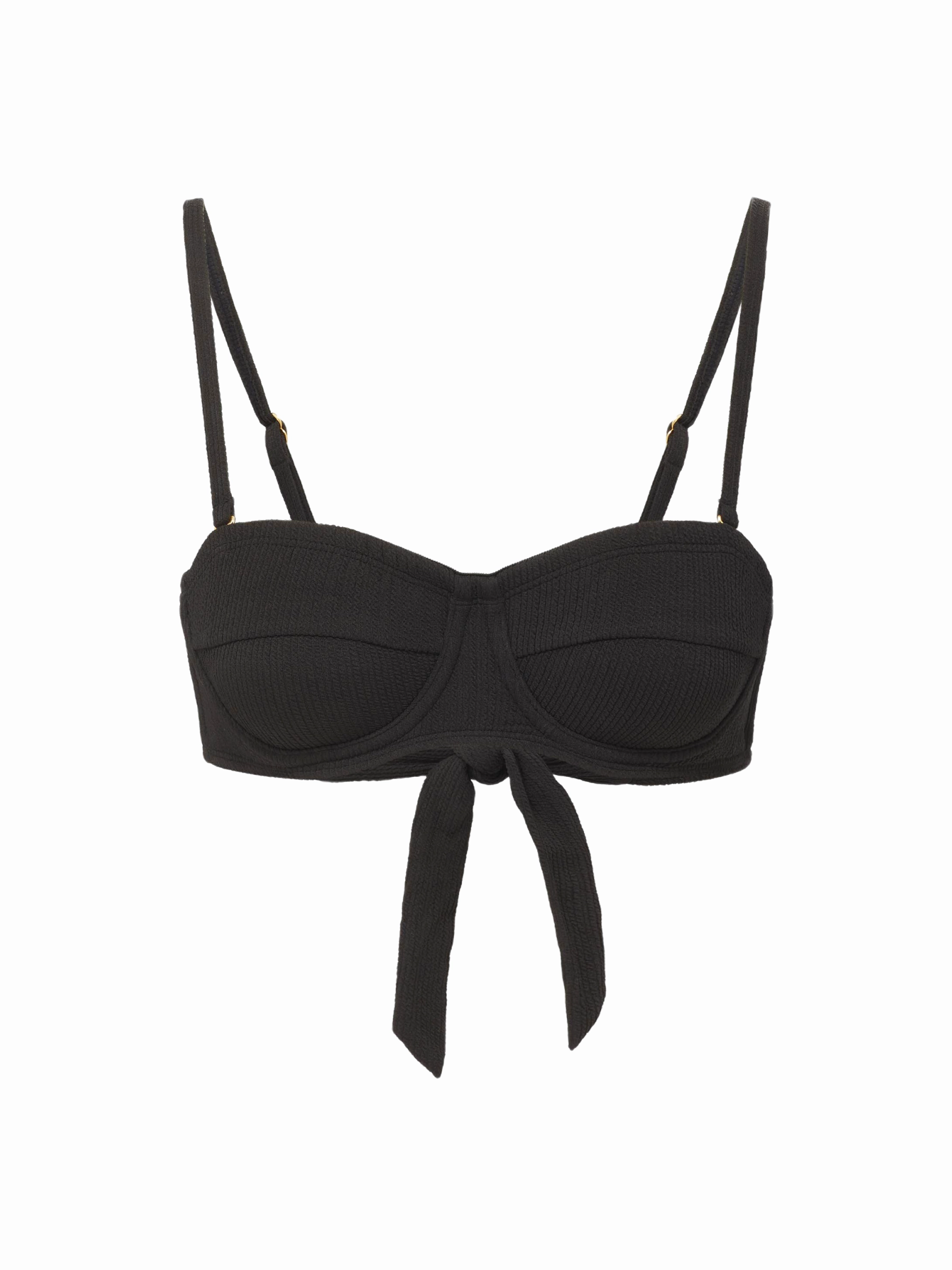 Nellie Top Black Texture fashionable beach swimwear, modern womens bikinis