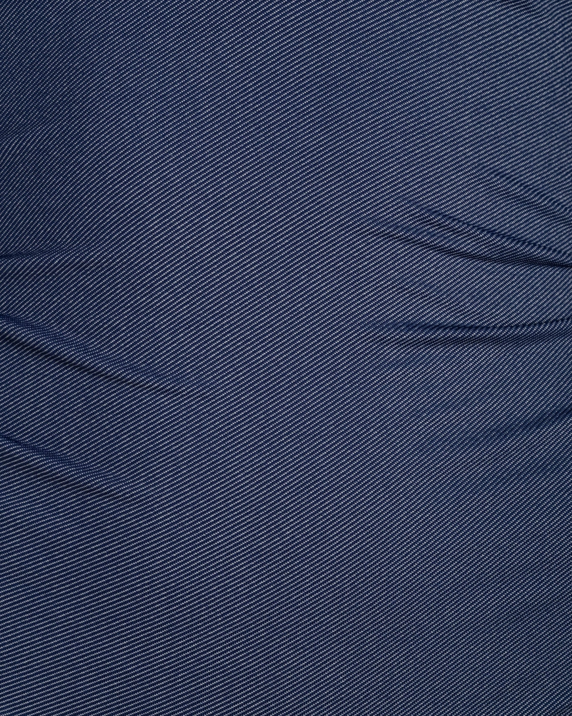 Nellie Top In Indigo Twill