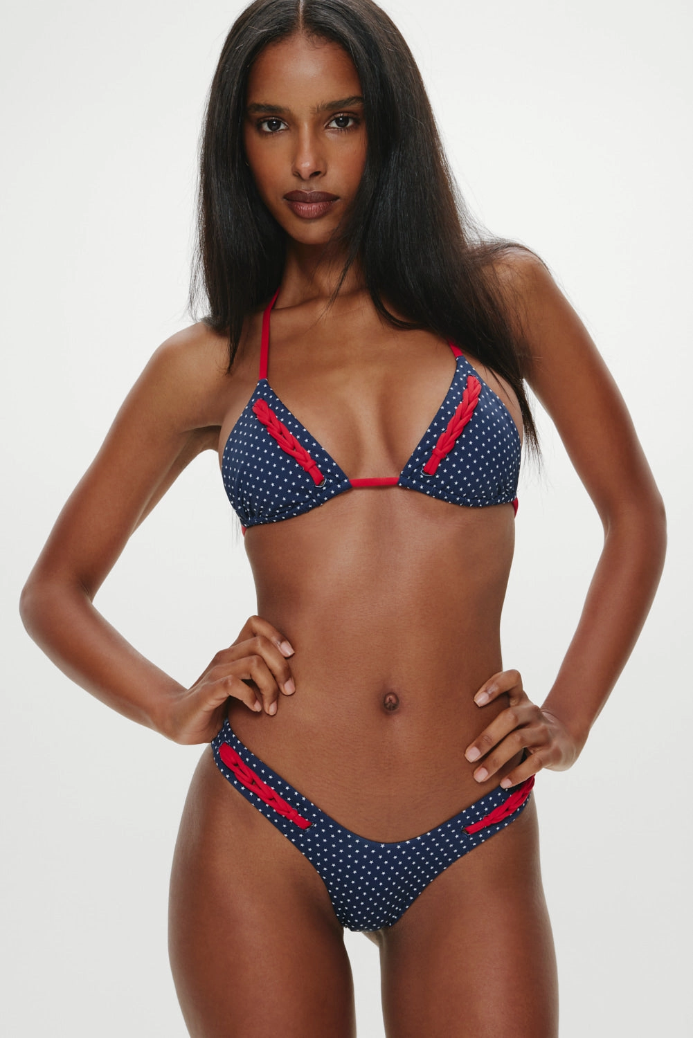 Nick Skimpy Triangle Bikini Top - Shooting Stars womens printed swimsuits, beach ready swimwear ladies