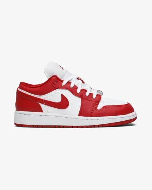 NIKE AIR JORDAN1 GYM RED LOW GS WHITE 2020 -