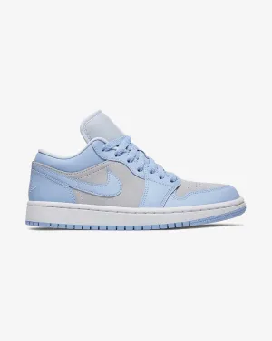 NIKE AIR JORDAN1 LOW WMNS UNIVERSITY BLUE FOOTBALL GREY