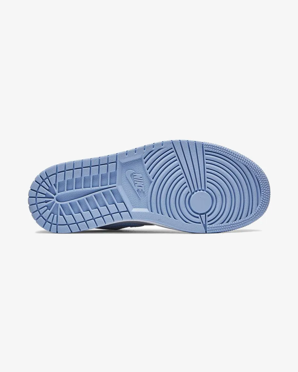NIKE AIR JORDAN1 LOW WMNS UNIVERSITY BLUE FOOTBALL GREY