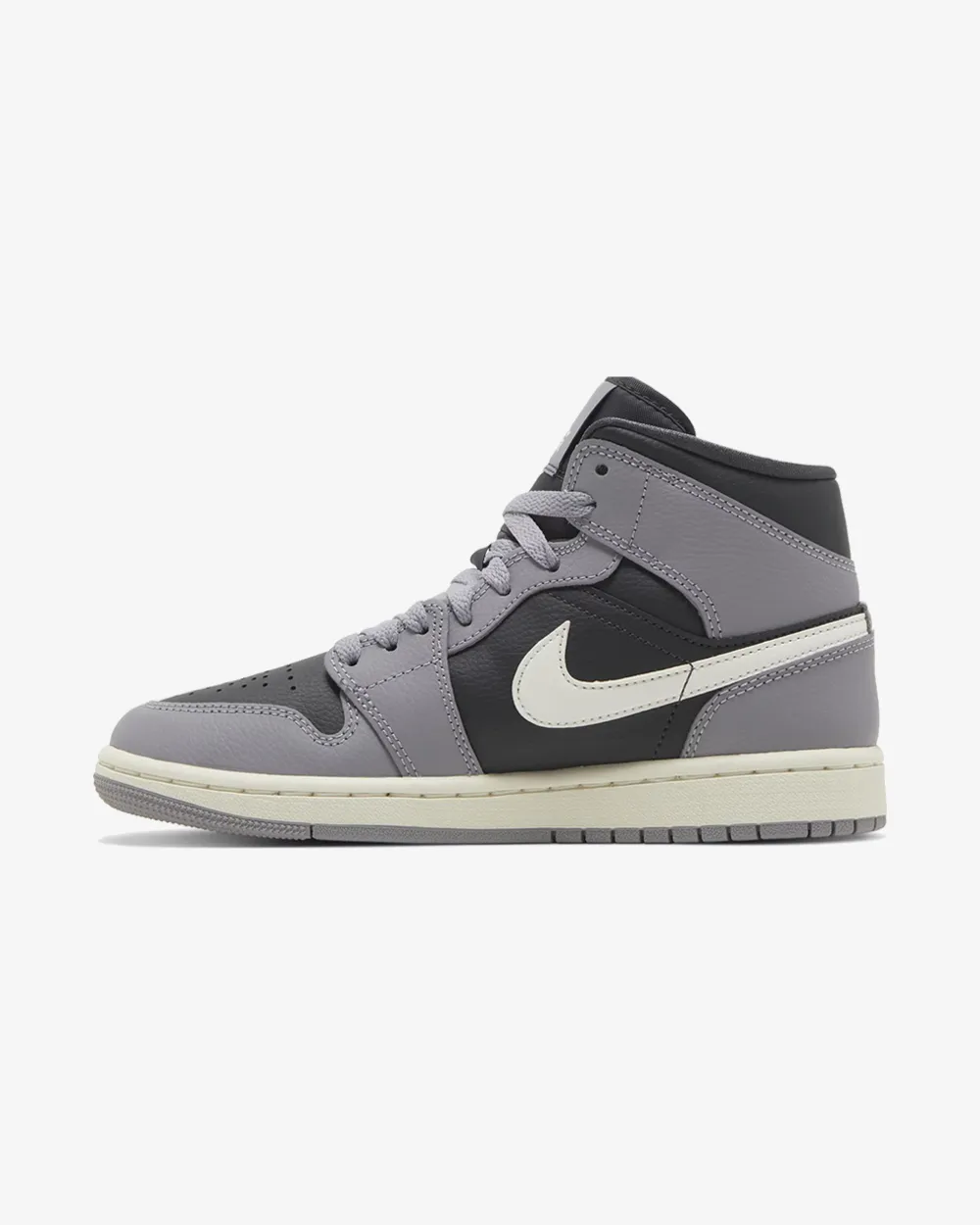 NIKE AIR JORDAN1 MID CEMENT GREY WMNS