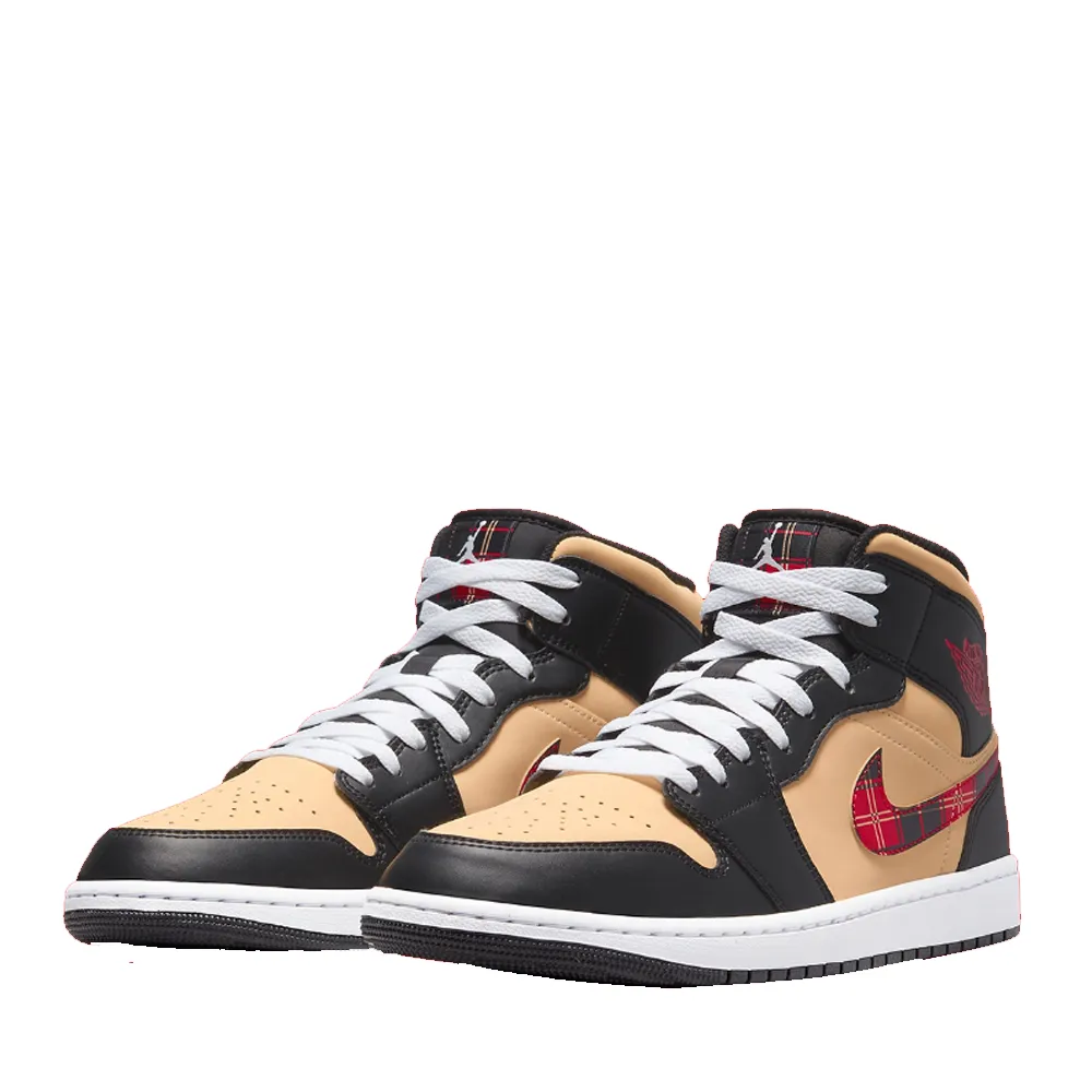 NIKE AIR JORDAN1 MID TARTAN SWOOSH (NEW)